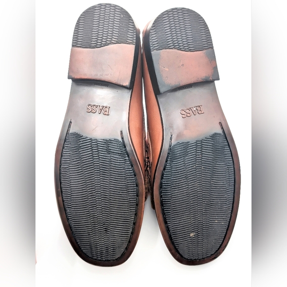 Bass Weejuns Brown Leather Tassel Loafers - Men’s 9.5 M - Picture 11 of 12